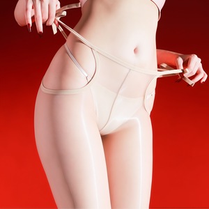 Sexy Thigh High Ultra Thin Transparent Nylon Stockings For Women With Crotchless Design And Strappy Detailing - Product Image 4