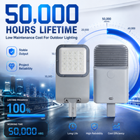 Lampe de route LED en aluminium moulé sous pression 150W, anti-éblouissement, éclairage uniforme, large plage de température -30°C ℃ ~50 ℃   Éclairage des rues des villages