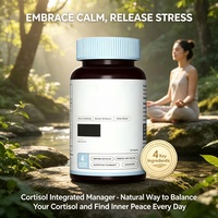 Capsules de cortisol en gros personnalisées LUVVITA avec extrait d'ashwagandha, de safran, de magnésium, de L-théanine, soutien immunitaire pour adultes, aide au sommeil