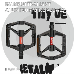 Pedal de Bicicleta ESLNF Ultraligero de una Pieza de Aleación de Aluminio para BMX y MTB con Doble Rodamiento Sellado, Accesorios para Pedales de Bicicleta de Carretera - Product Image 2