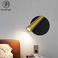 Lampe murale LED en aluminium à vente chaude, 3W, angle de faisceau réglable, lumière de lecture de chevet intérieure pour salle de repos, salon