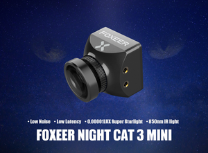 Foxeer Mini Night <span class=keywords><strong>3</strong></span> 1200TVL 0.00001Lux 红外灵敏夜视摄像头 850nm 红外灯 HS1262 适用于无人机相机 ZLD - Product Image 3