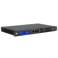 Procesador de Altavoces FIR AES 96kHz, 4 Entradas y 8 Salidas, Gestión de Altavoces DSP, Procesador de Sistema de Audio Profesional, Software de Limitación de Retraso