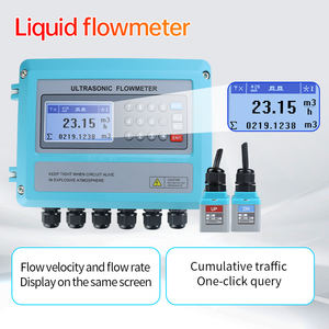 非侵入型アルミ合金超音波流量計オイル/水/海水/下水/アルコールOEM利用可能1.5% 精度 - Product Image 4