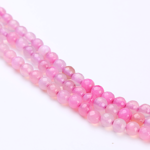 ลูกปัดพลอยอาเกตธรรมชาติเกรด AAA สำหรับทำเครื่องประดับ ทรงเจียระไนแบบบริลเลียนท์ สีเหลือง ขนาด 8 มม. - Product Image 5