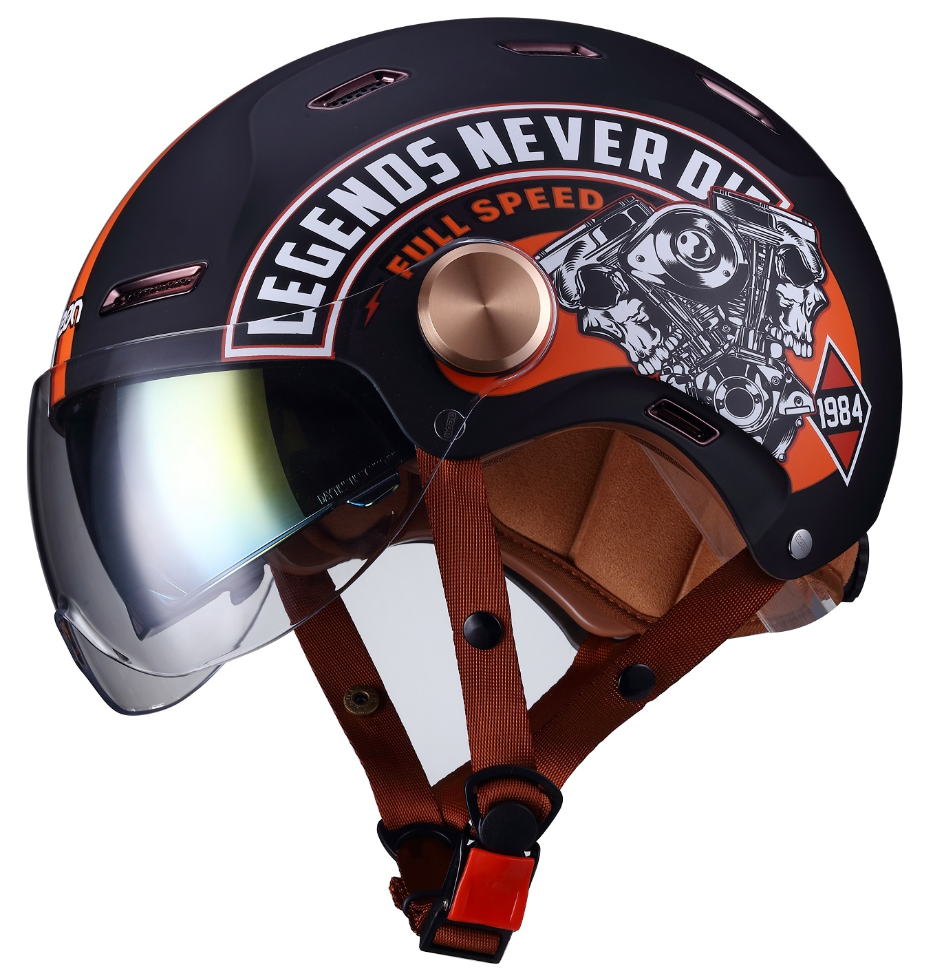 新品　BEON ヘルメット グレー/オレンジ rx-200or-1.jpg