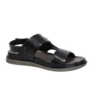 Sandales basses pour homme Valleverde, noires, taille 41, talon de 3 cm - Product Image 2