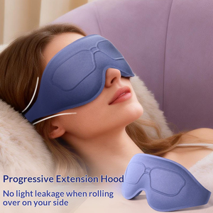 Mascherina per Occhi Ergonomica 3D Traspirante Senza Pressione per Uomini e Donne, per Riposo Notturno e Viaggi - Product Image 5