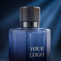 Parfum pour homme LF Matte Navy Blue, marque privée, parfum boisé longue durée, 100 ml, parfum intense, logo personnalisé, spray OEM ODM