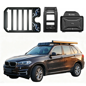 Panier de toit en alliage d'aluminium pour bagages, échelle latérale et boîte latérale pour <span class=keywords><strong>BMW</strong></span> X5 2010-2026 - Product Image 1
