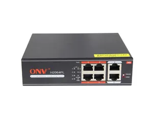 Network Switch Network 24V Passive POE Switch 4 Port Network Internet Unmanaged For CCTV System