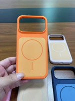 Coques de téléphone portable en silicone antichoc avec chargement magnétique sans fil pour iPhone 15 16 17 18 Pro Max, vente en gros, logo personnalisé