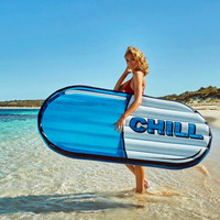 B03 F Factory Custom Transparent PVC Inflatable Pill Float Water Mattress Toy for Adults and Kids Pool Accessories