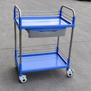 EM-ET129 פלדה פלדה טרולי טיפול נייד עגלת עגלות - Product Image 1