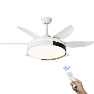 Modern LED Ceiling Light Fans Fan Home Office Dimmable Decorative <strong>Lamps</strong> <strong>Ventilated</strong> Silent Remote Control CRI 90 30000 Hours - Product Image 1
