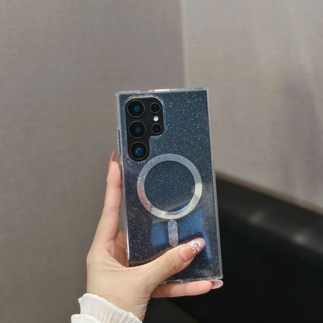 New Upgrade Strong Magnetic Magnet Luxury Shiny Phone Case for Samsung A56 A57 A55 A17 A37 A17 for Samsung Galaxy S26 Ultra S25