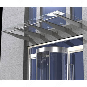 Prima Villa Hôtel personnalisé en aluminium <span class=keywords><strong>porte</strong></span> <span class=keywords><strong>auvent</strong></span> fenêtre <span class=keywords><strong>auvent</strong></span> sans cadre verre entrée porche pavillon sans cadre <span class=keywords><strong>porte</strong></span> en verre <span class=keywords><strong>auvent</strong></span> - Product Image 6