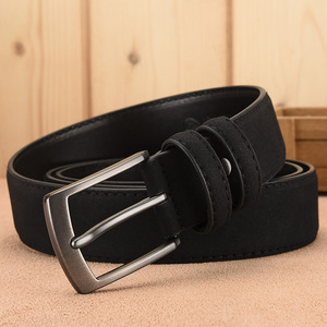 <span class=keywords><strong>Ceinture</strong></span> en daim vintage à faible MOQ pour homme, en alliage, cadeau d'anniversaire pour petit ami, <span class=keywords><strong>ceinture</strong></span> de luxe en cuir PU de qualité pour pantalon décontracté - Product Image 5