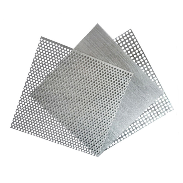 Decorative 1.4mm square Hole Perforated Speaker Grill Metal Mesh Sheet