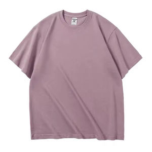 T-shirt en tricot surdimensionné blanc personnalisé en gros, 100% coton, poids lourd, col rond côtelé, taille XL, blanc, impression de <span class=keywords><strong>marque</strong></span> en vrac - Product Image 6