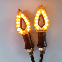 Clignotants LED triangulaires, accessoires de remplacement 12V pour scooters électriques et motos