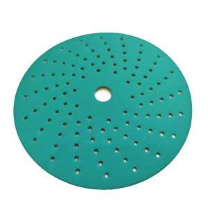 100 disques abrasifs de 6 pouces, à usage humide et sec, à dos en film, verts, auto-agrippants, sans poussière, pour <span class=keywords><strong>ponceuse</strong></span> <span class=keywords><strong>orbitale</strong></span> aléatoire, pour peinture automobile - Product Image 2