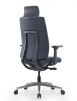 Chaise de bureau de direction, avec design ergonomique, dotée d'une fonction pivotante et d'accoudoirs réglables
