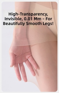 Collants ultra-transparents 5D pour femmes, collants invisibles couleur chair en fil filé, collants sans couture effet ventre plat et rehaussement des fesses - Product Image 2