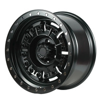 Jantes tout-terrain personnalisées en alliage d'aluminium 17x9 pouces 6x139.7 5x127 ET 0 /-10 MM 4X4 pour Ford F-Series Dodge Ram Chevrolet
