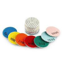 Outils de polissage de bonne qualité 2 pouces 50 # -3000 #   Disques de polissage artificiels de précision pour polissage rapide, tampons de polissage industriels