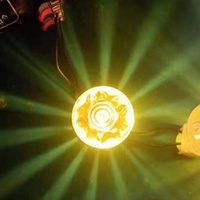 Lampe d'amusement à LED E10 E14 DC 12V/24V 2.8W Cabochon Cap LED Turbo Ampoule avec couvercle en plastique