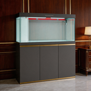 Nouveau modèle d'aquarium marin pour récif corallien avec boîtier d'alimentation et débordement ultra-fin - Product Image 2