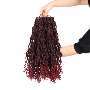 Prix d'usine, extensions de cheveux de haute qualité, micro tresses bouclées à extrémités ondulées, perruque en cheveux jumbo, <span class=keywords><strong>crochet</strong></span>, torsades sénégalaises - Product Image 4