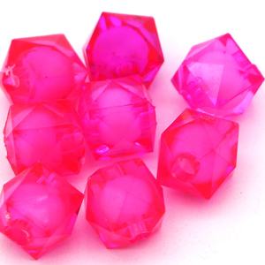 Cuentas Sueltas Acrílicas Facetadas de Colores Mezclados Shiiyi Sy-117, 500g/bolsas, Transparentes, para Fabricación de Joyería DIY - Product Image 3