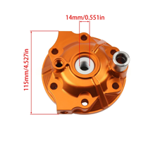 Kit de culasse personnalisé en acier inoxydable haute compression usiné CNC, formes variées, pour moteur de course