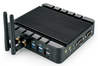 Lecteur d'affichage numérique Intel J1900 CPU Industrial Mini Box PC Home Cinéma Système HTPC KIOSK Slim PC NIS-B987