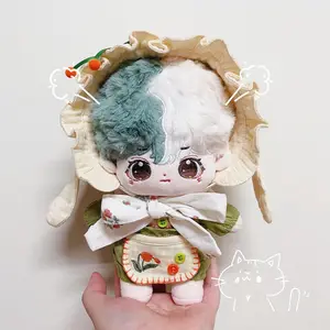 Custom ized Verschiedene Stile Hochwertige 20cm Kpop Idol Puppen Custom Plushie Kawaii Charakter Gefüllte Plüsch puppe