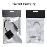 Toptan HDMI - VGA Adaptörü 1080P Video Ses Dönüştürücü Dizüstü Bilgisayar PC Monitör Projektör için