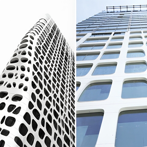 Paneles de Pared Cortina de Aluminio Paramétricos 3D Personalizados, Revestimiento de Fachada Metálica Ondulada, Decoración Exterior de Edificios - Product Image 2