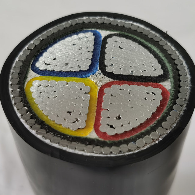 Low Voltage 0.6/1kV XLPE Insulated LSZH Sheathed NA2XRH Aluminium Conductor IEC 60502-1 SWA Armour Power Cable