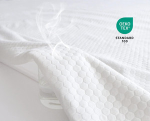 Protège-matelas rafraîchissant imperméable AOSEN en bambou, tissu 3D respirant, silencieux et doux, pour les personnes ayant chaud la nuit - Product Image 4