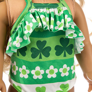 Poupée unisexe <span class=keywords><strong>de</strong></span> haute qualité <span class=keywords><strong>de</strong></span> la série Dearbei Fashion, jouet en peluche, motif imprimé, <span class=keywords><strong>maillot</strong></span> <span class=keywords><strong>de</strong></span> <span class=keywords><strong>bain</strong></span>, 18 pouces/43 cm, accessoires d'usine pour poupées bébés - Product Image 3