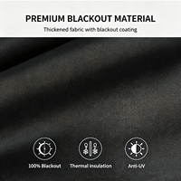 Rideau de séparation pour voiture, occultant, en tissu Oxford, protection UV, pare-soleil pour berline, SUV, MPV, fourgonnette