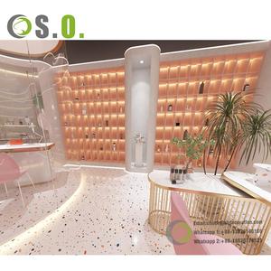 Nuevo diseño, soporte cosmético, muebles de estudio de maquillaje, vitrina de maquillaje con luz LED - Product Image 2