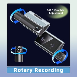 Cámara 4K con Pantalla de 3 Pulgadas, Triple Lente 4K+2K+2K, Visión Nocturna, Lente de 6 Cristales, WiFi, Sensor G, 140 °   Monitor de Estacionamiento con Visión de 24 <span class=keywords><strong>Horas</strong></span> para Cámara de <span class=keywords><strong>Coche</strong></span> - Product Image 4