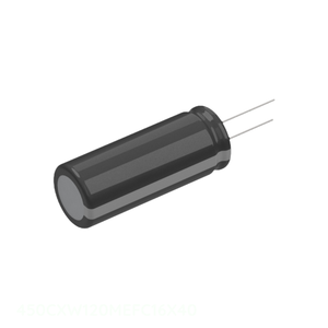 ตัวเก็บประจุเรเดียล450V ฝาปิด450CXW120MEFC16X40 120 uF 20% uF - Product Image 1
