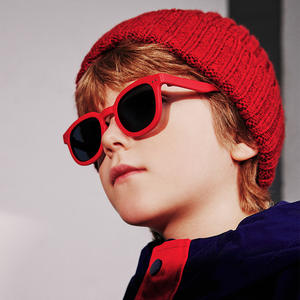 Fashionable UV400 Polarized Sunglasses for Kids Trendy Pink TPEE <strong>Frame</strong> Boys &amp; Girls <strong>Baby</strong> Sunshade <strong>Glasses</strong> - Product Image 2