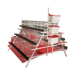 Cage à poulets de type A en fil métallique résistant à la rouille, cage à étages, équipement durable pour l'élevage - Product Image 2