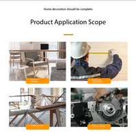 Coffret d'outils complet 88 pièces en acier au carbone, mallette rigide, pour réparation domestique, clé à main, tournevis, portable, cadeau OEM