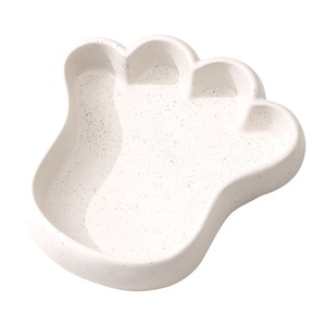 Tazón creativo para mascotas con diseño de lunares, lindo tazón de cerámica con forma de pata de gato, tazón para agua de gato, tazón para gato, tazón para perro, tazón para comida de gato y perro - Product Image 5
